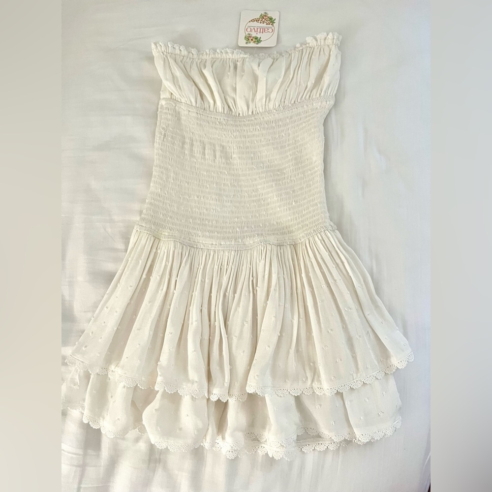 Cattivo White Strapless Dress